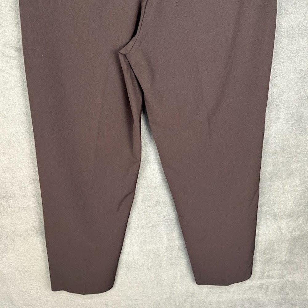 Athleta Endless High Rise Pants Womens 12 Brown Pullon Stretch Comfort Travel - Picture 6 of 15